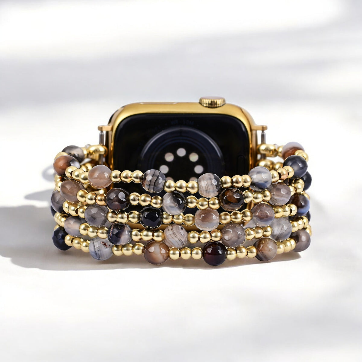 Agate Elegance Stretch Apple Watch Strap