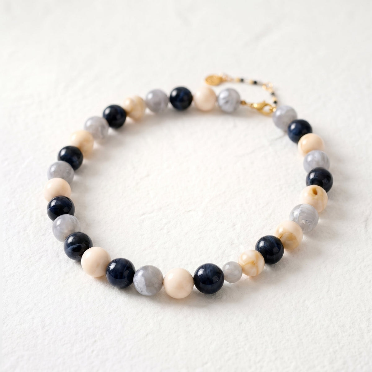Chunky Rose Beaded Necklace