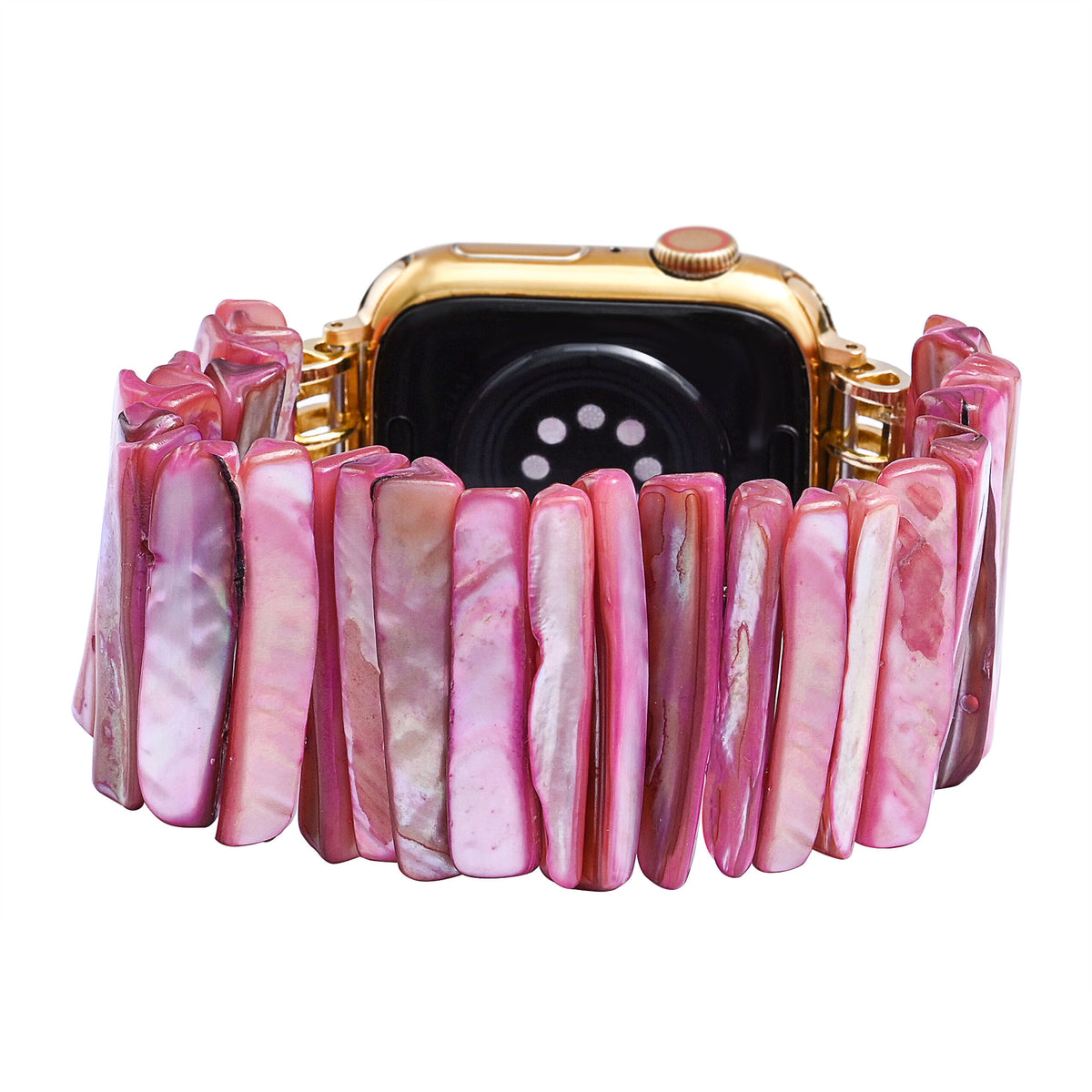 Imperial Orchid Shell Stretch Apple Watch Strap