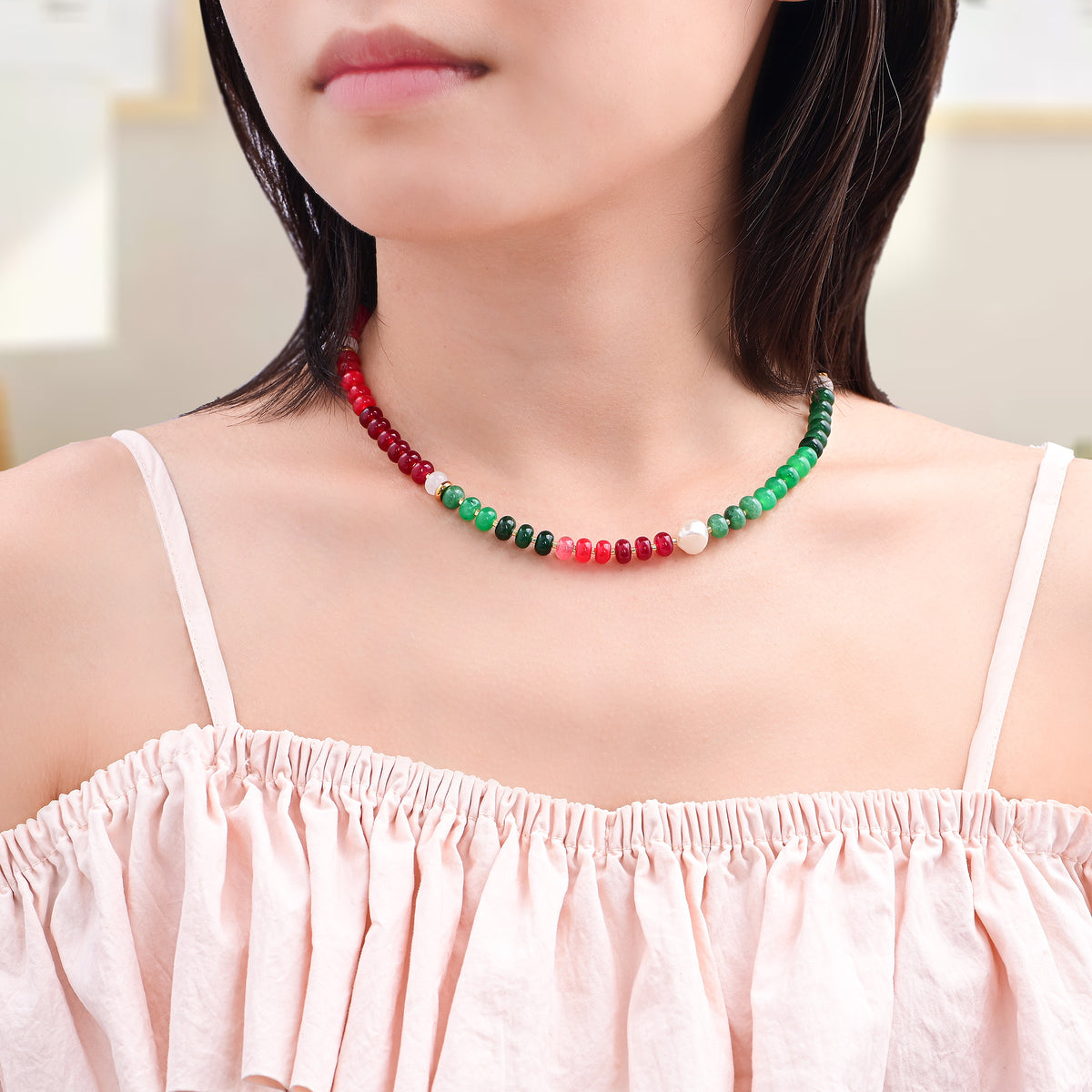 Evergreen Christmas Magic Necklace