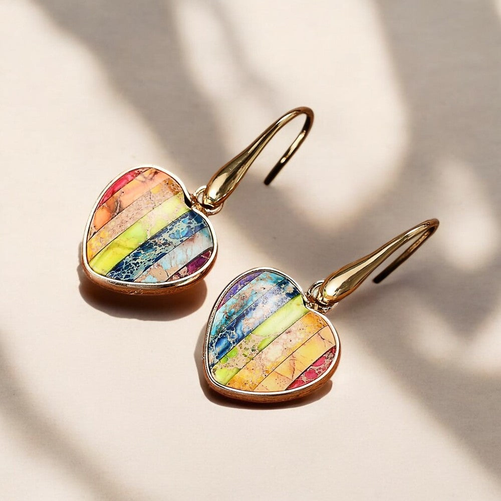 Chakra Heart Energy Earrings