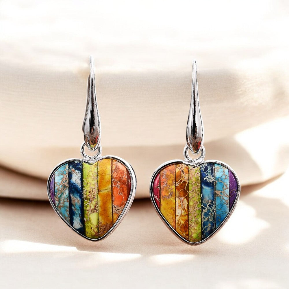 Chakra Heart Energy Earrings
