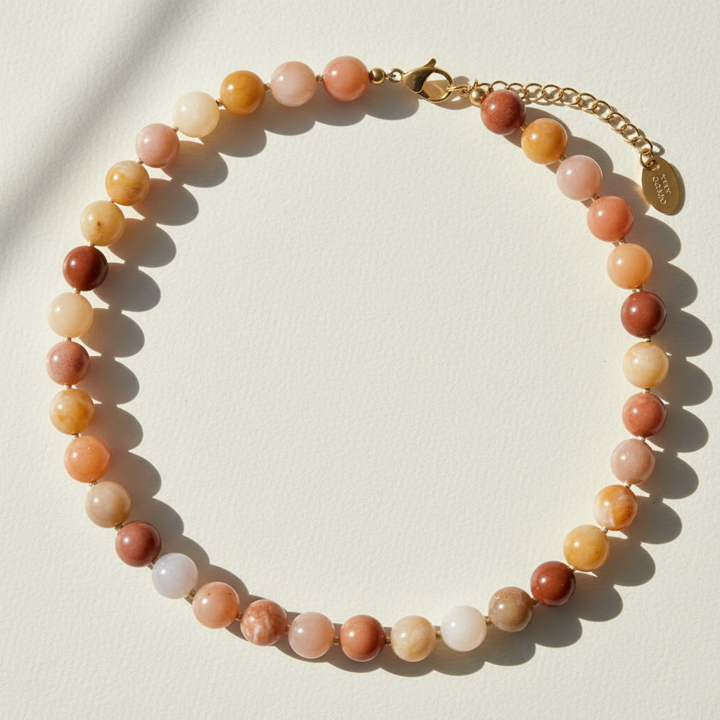 Golden Sunstone Choker Necklace