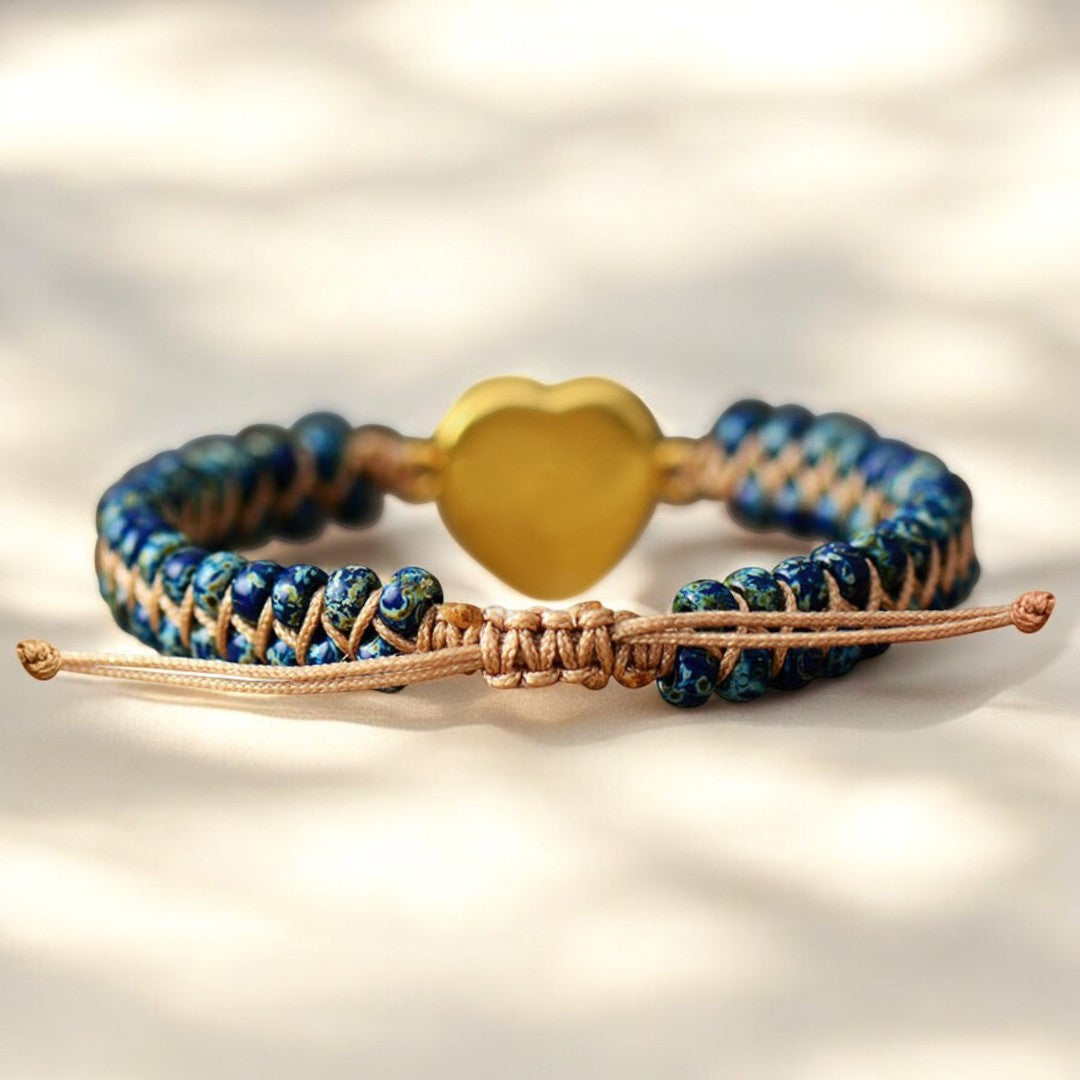 Everlasting Friendship Opal Heart Bracelet