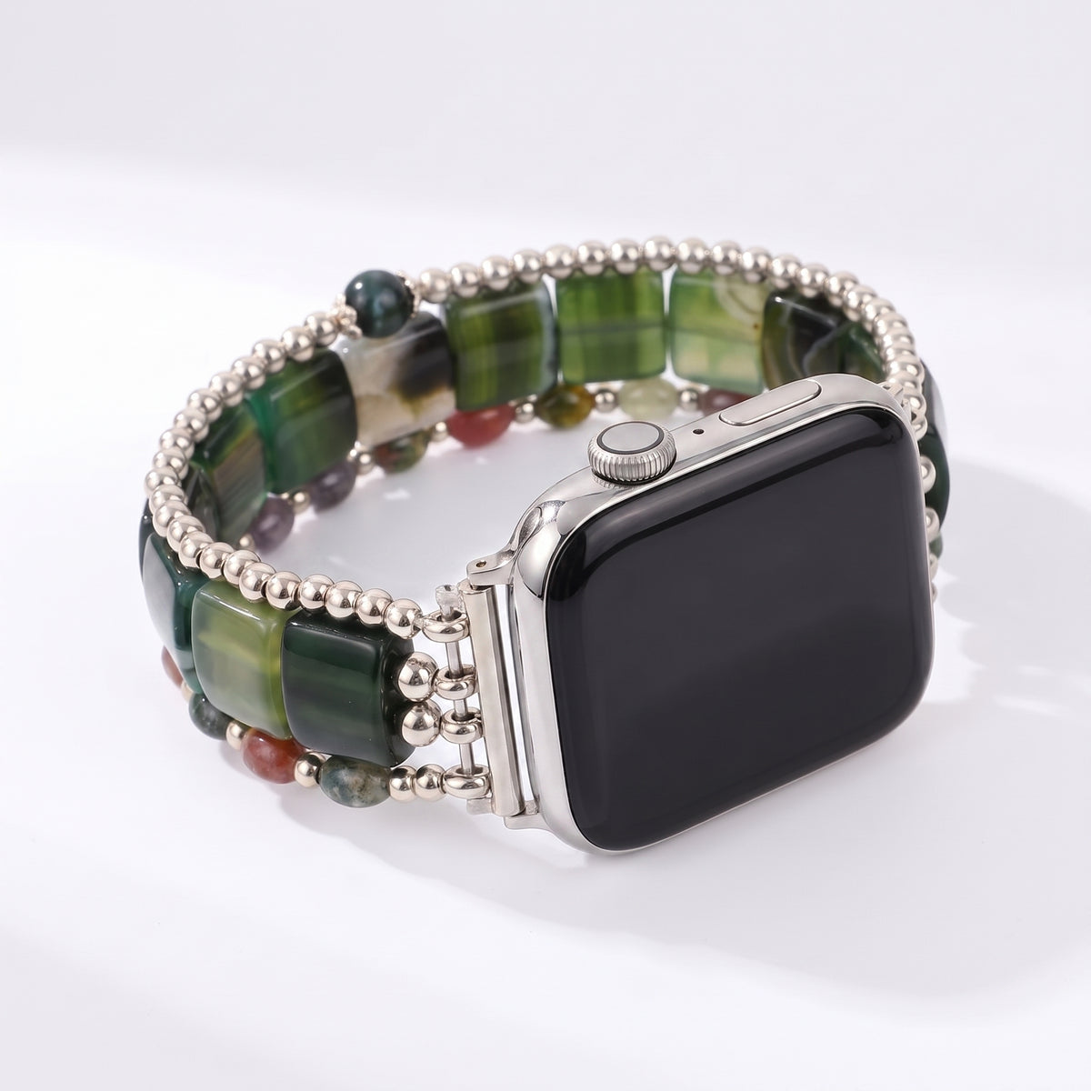 Fierce Grace Tiger's Eye Stretch Apple Watch Strap