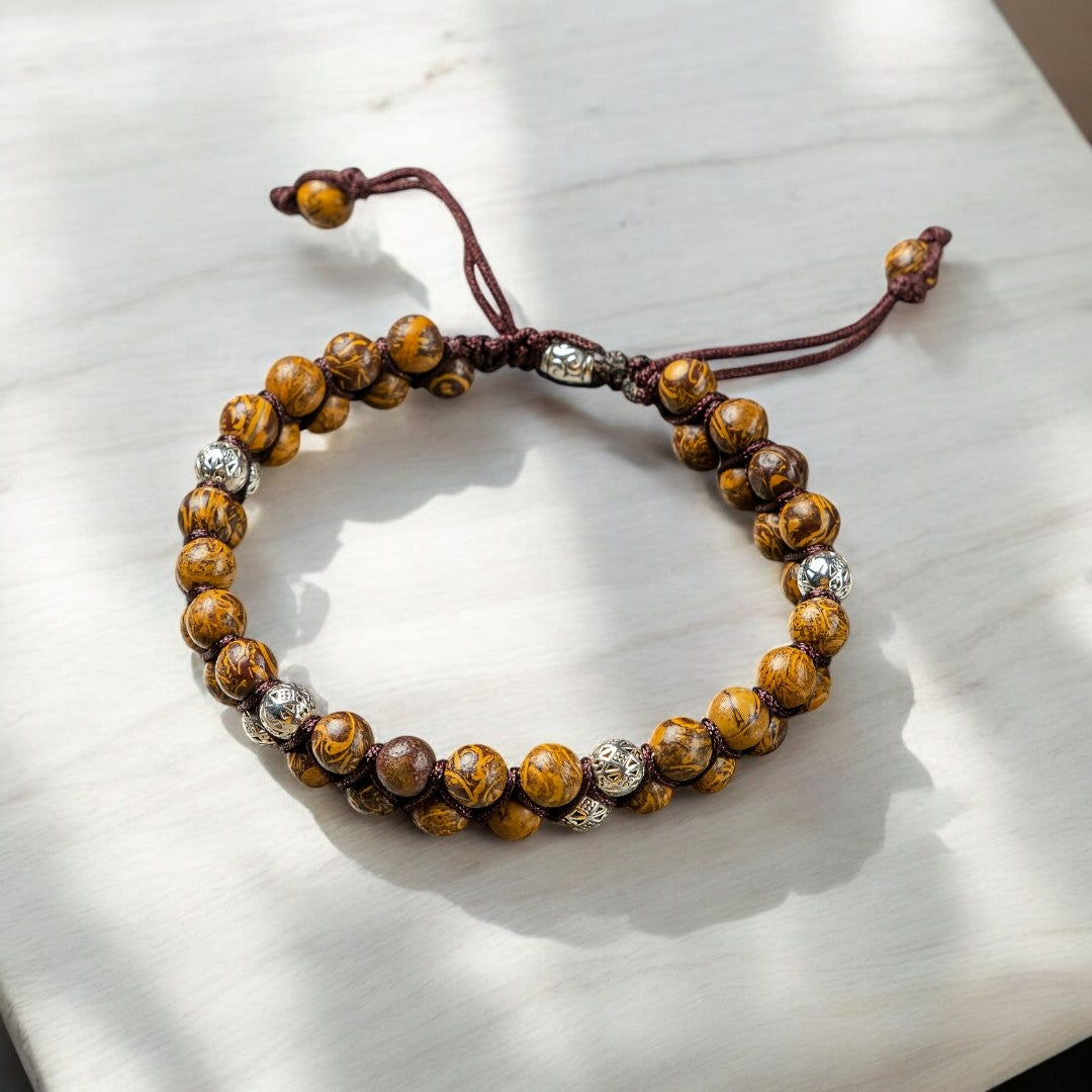 Men's Vintage Jasper Bracelet