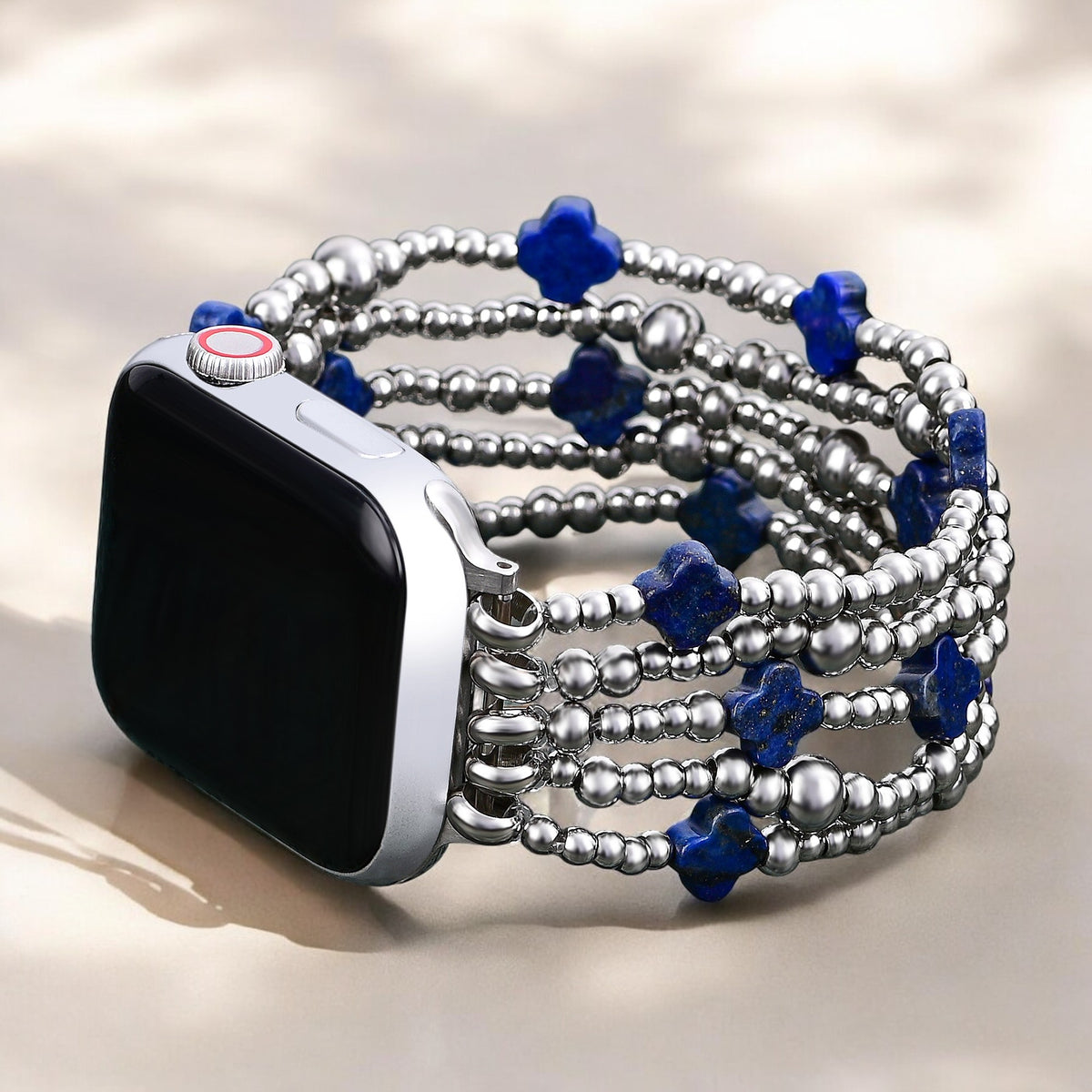 Lapis Divine Cross Stretch Apple Watch Strap