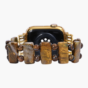 Golden Tiger Strength Apple Watch Strap