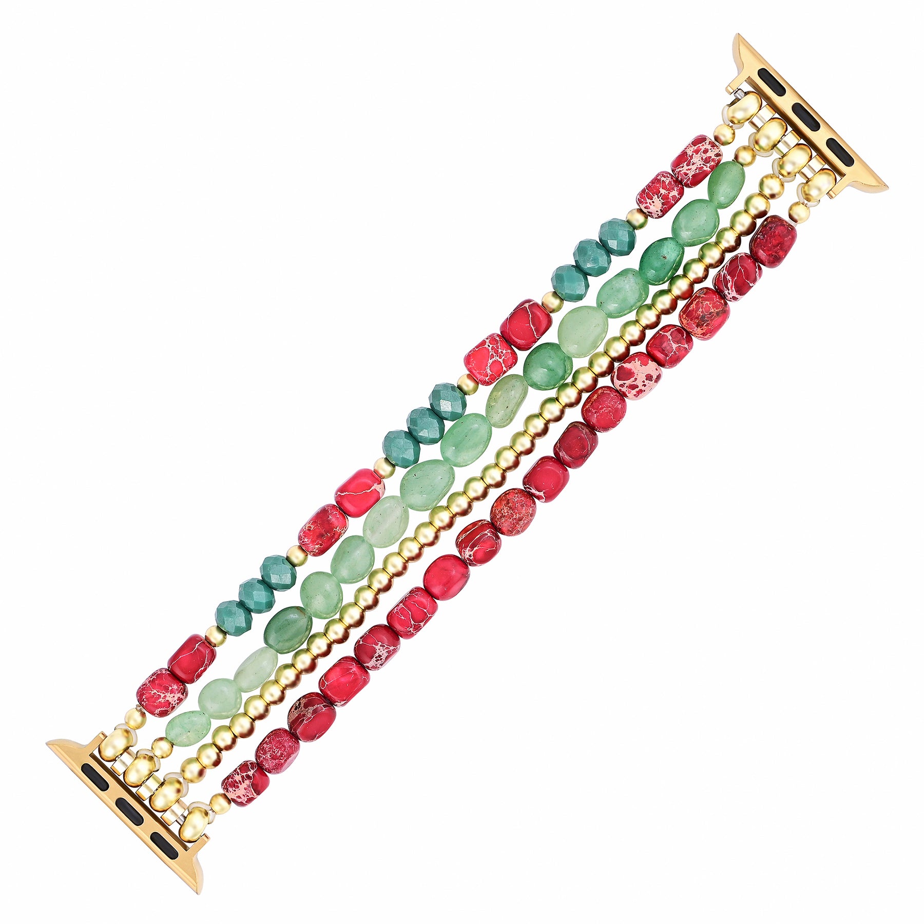 Evergreen Gold Elegance Christmas Apple Watch Strap