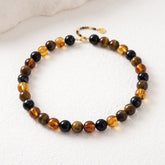 Chunky Brown Beaded Necklace