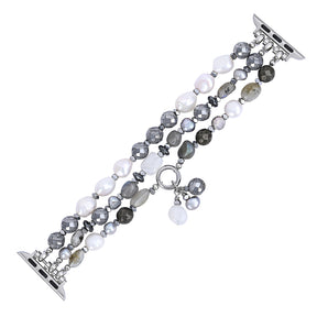 Lunar Luxe Pearl Stretch Apple Watch Strap