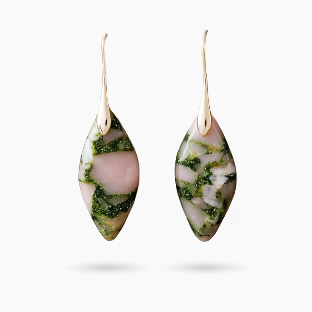 Emerald Grove Jasper Earrings