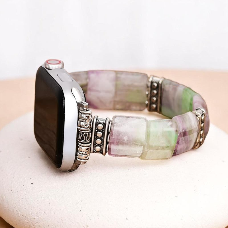 Lilac Grove Stretch Apple Watch Strap