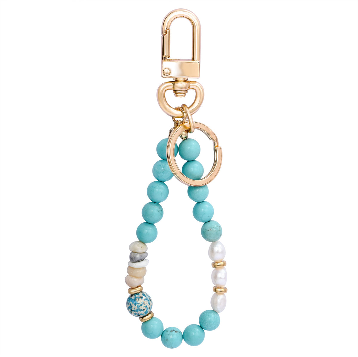 Howlite Harmony Bag Charm