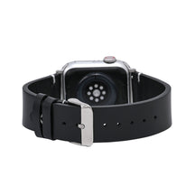 Men’s Black Leather Apple Watch Strap