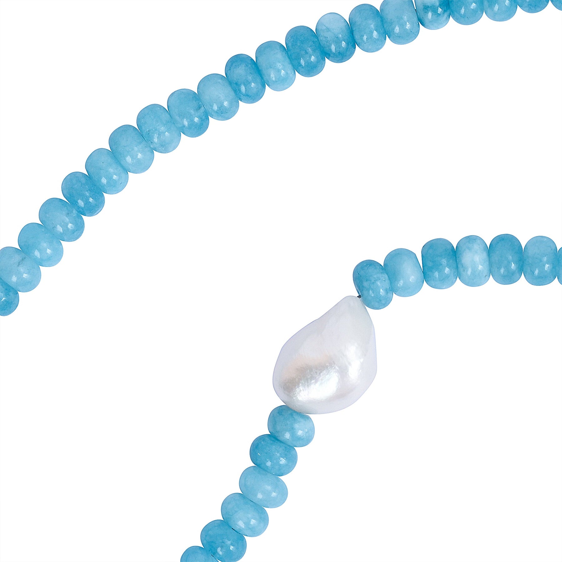 Jade Blossom Pearl Necklace