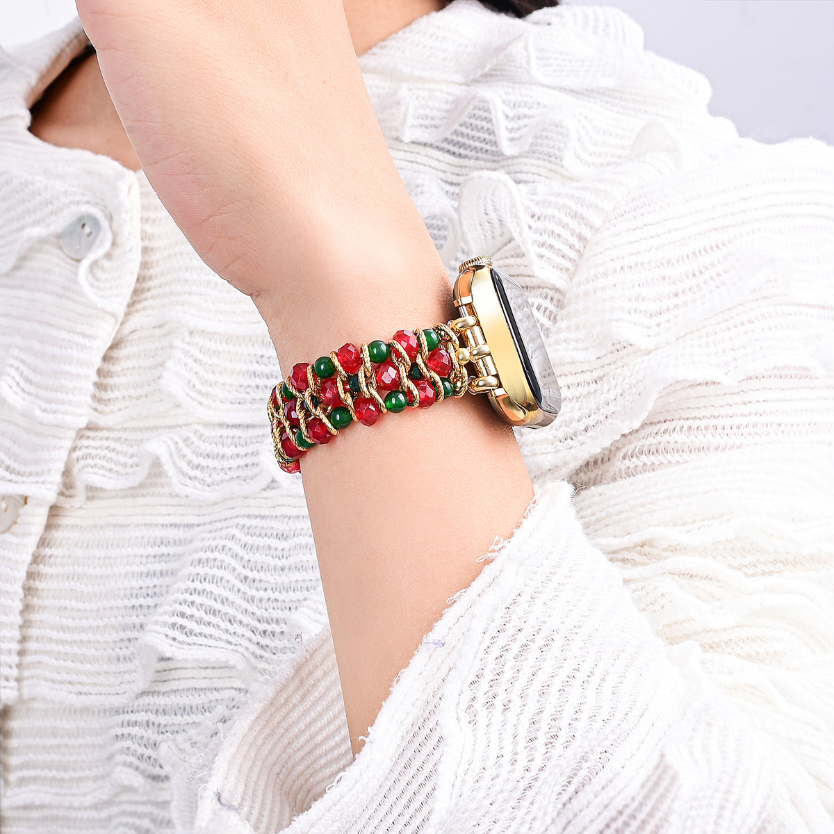 Christmas Charm Stretch Apple Watch Strap