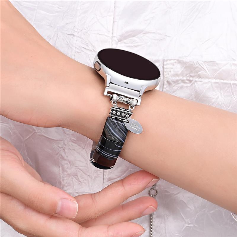 Bohemian Noir Samsung Galaxy Stretch Watch Strap