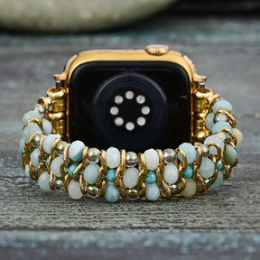 Amazonite Dream Braided Apple Watch Strap