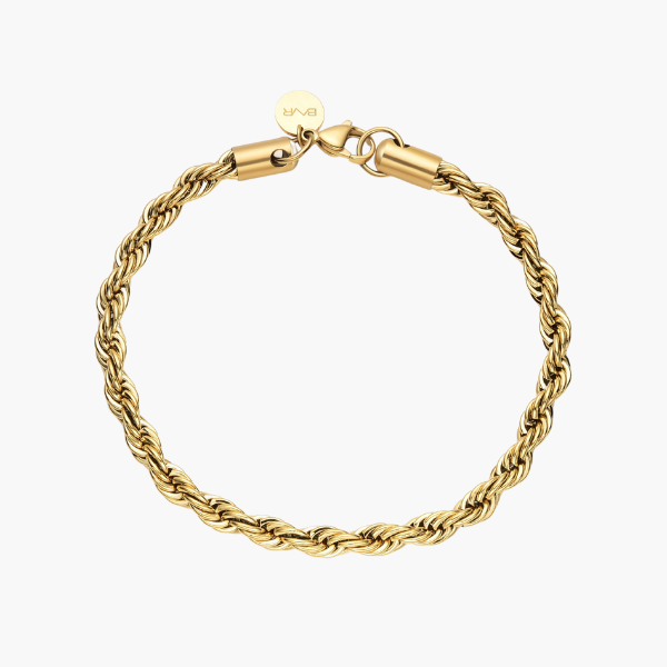 Rope Bracelet (Gold) 5mm