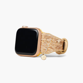 Driftwood Hues Leather Apple Watch Strap