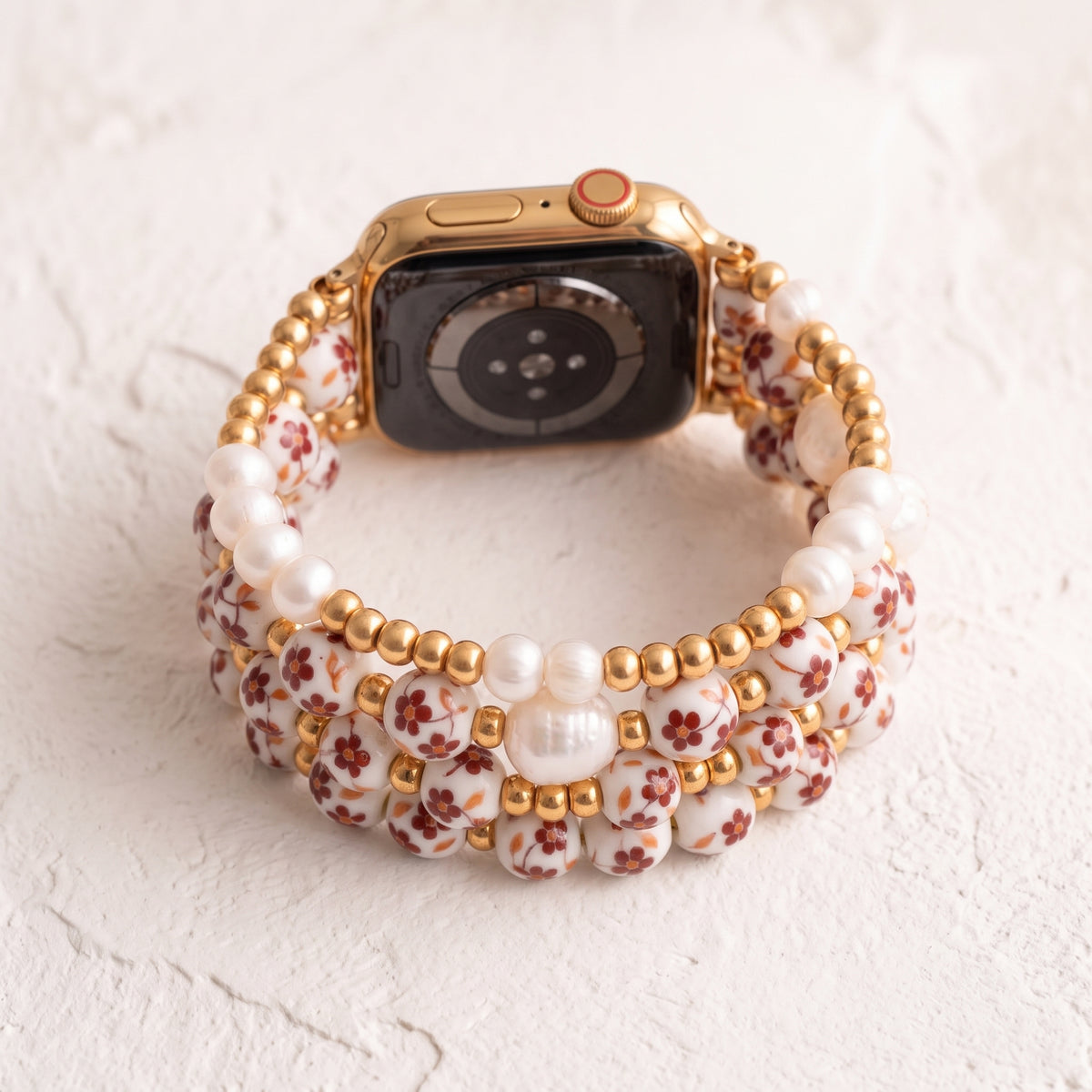 Porcelain Garden Autumn Blossom Apple Watch Strap