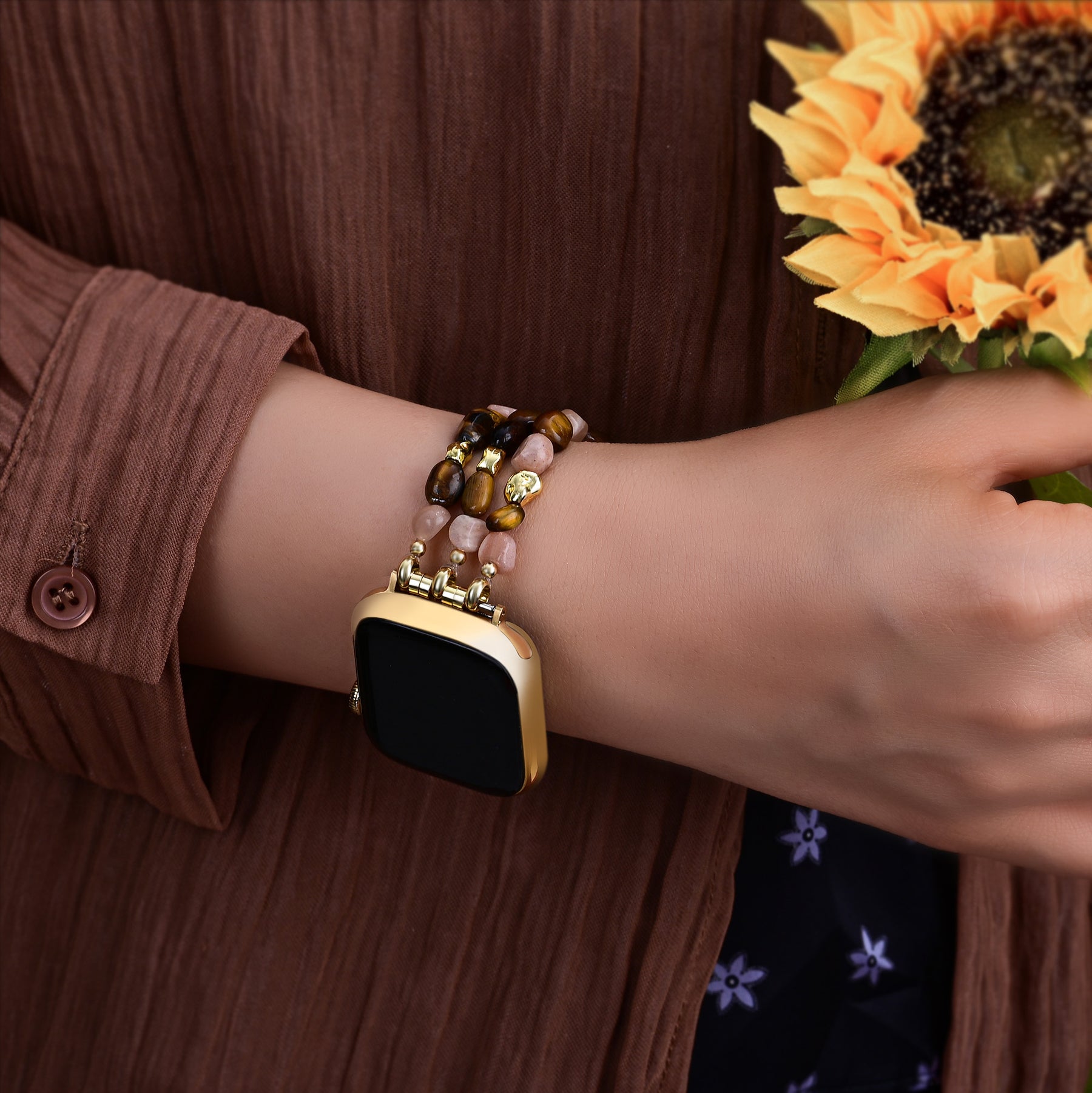Autumn Ember Stretch Apple Watch Strap