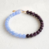 Chunky Purple Beaded Necklace