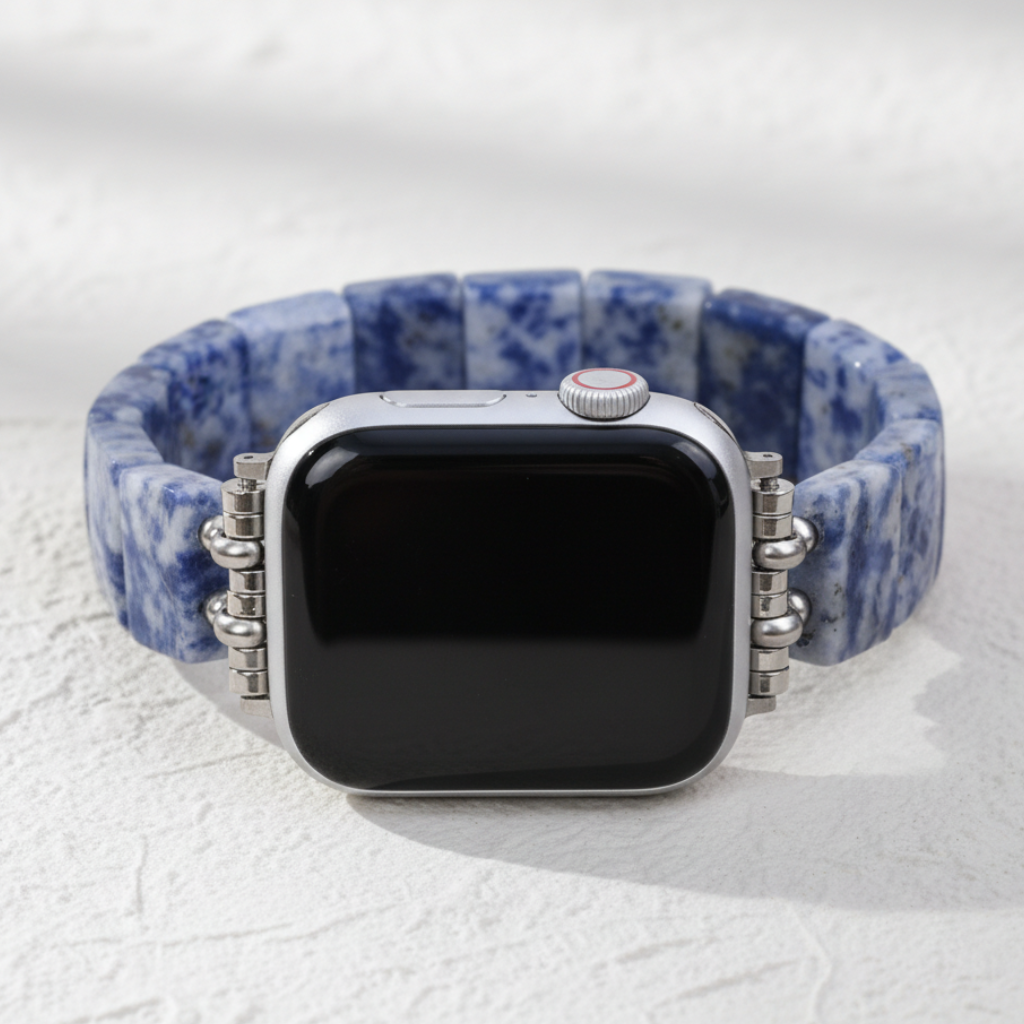 Blue Horizon Sodalite Stretch Apple Watch Strap