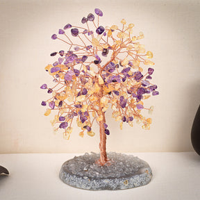 Citrine Amethyst Tree of Life