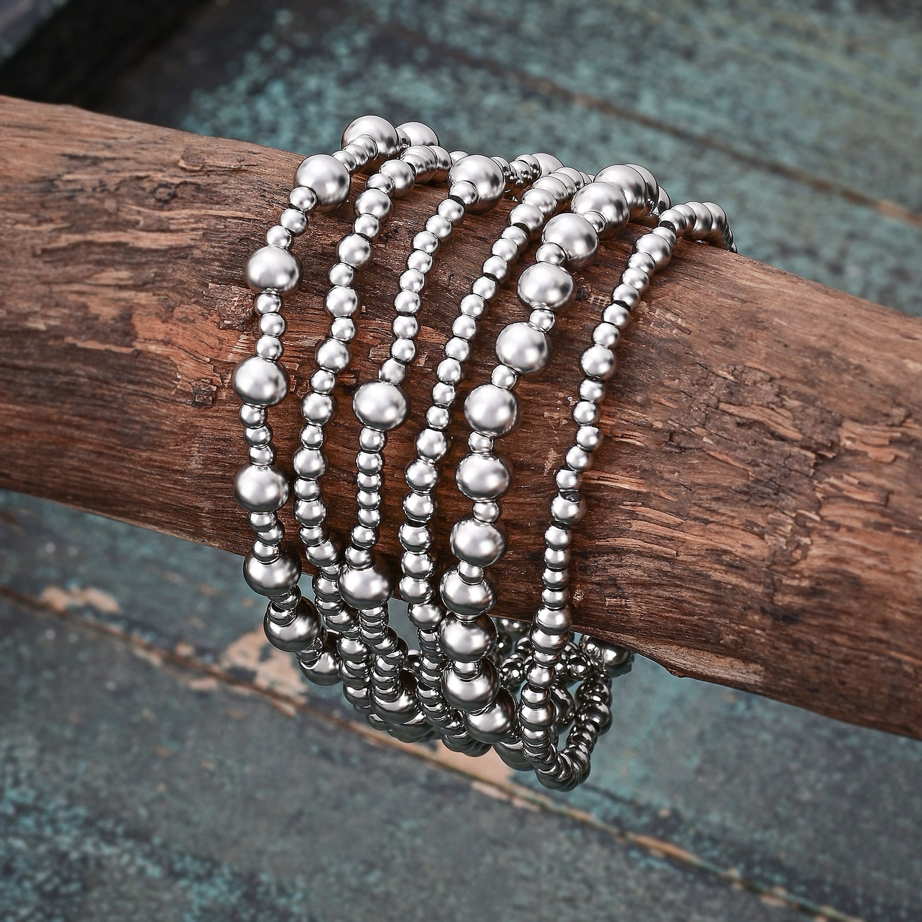 Platinum Demure Bracelet Set