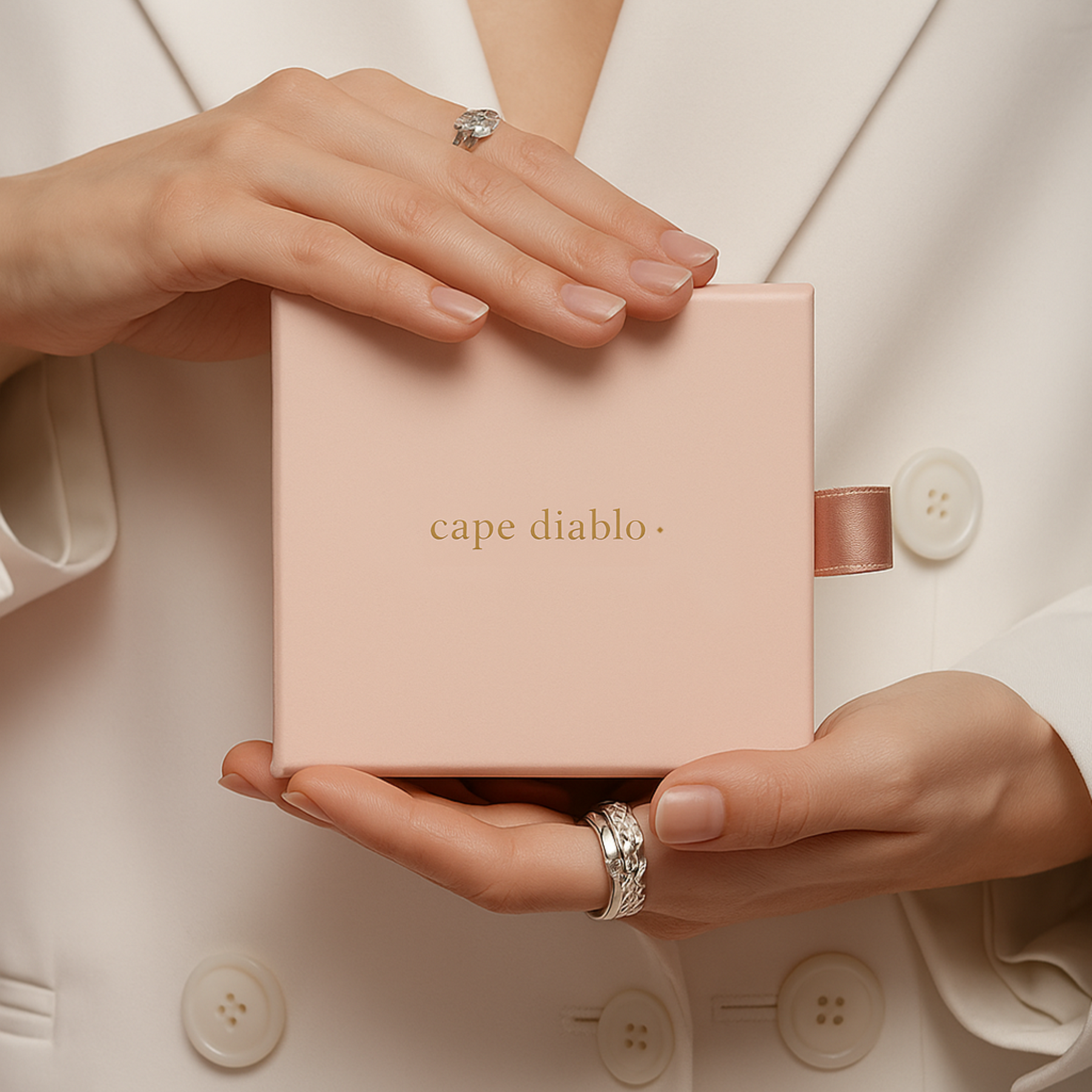 Gold and Pearl Stretch Apple Watch Strap