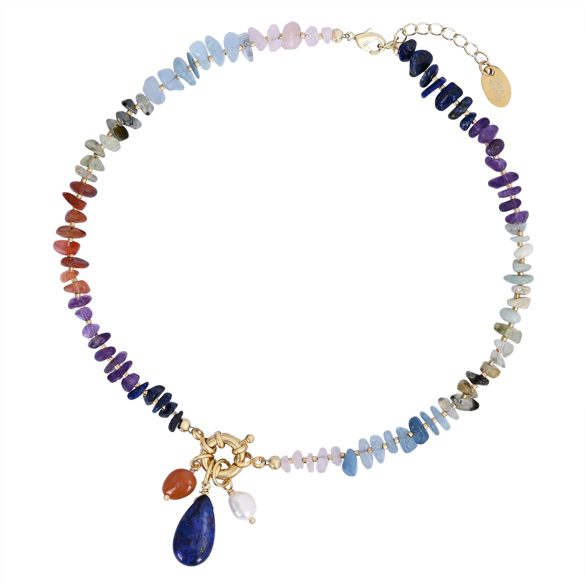 Celestial Lapis Gemstone Necklace