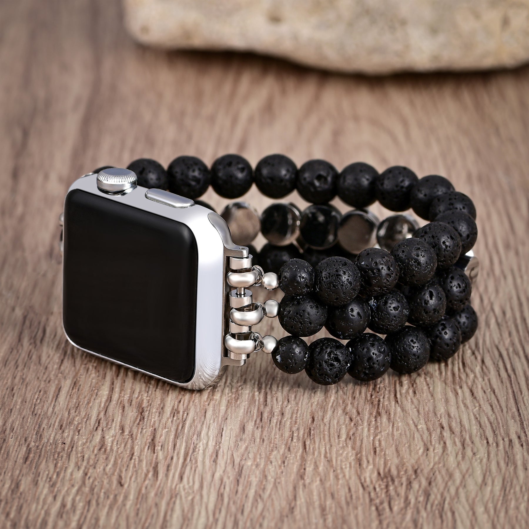 Lava Stone Strength Inspiration Apple Watch Strap