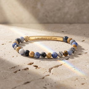 Secret Message Tiger Stone Bracelet