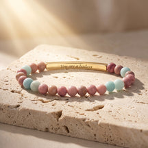 Secret Message Tiger Stone Bracelet