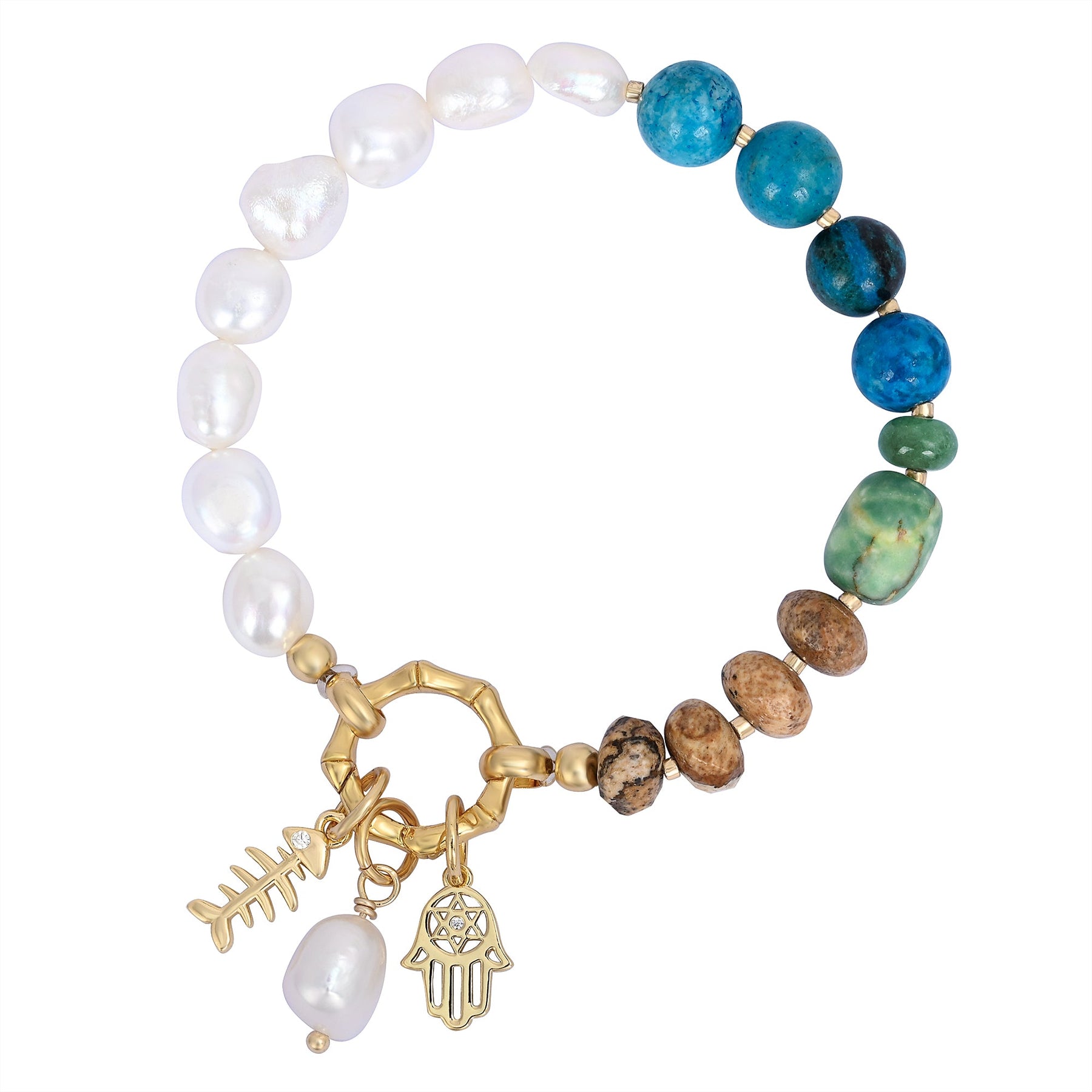 Coastal Harmony Charm Bracelet