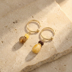 Golden Agate Earrings