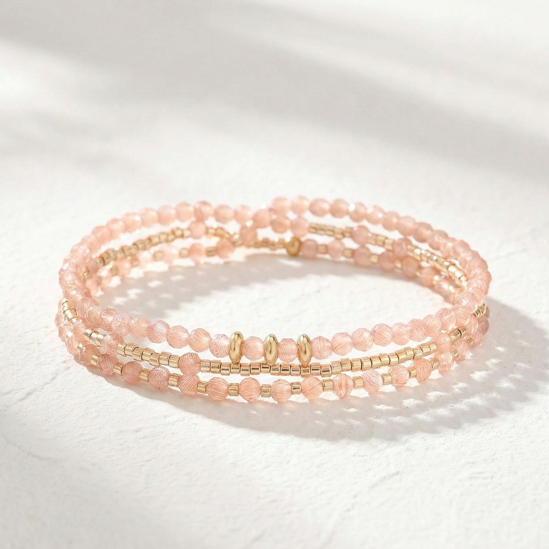 Sunset Blush Multi-Style Bracelet/Necklace