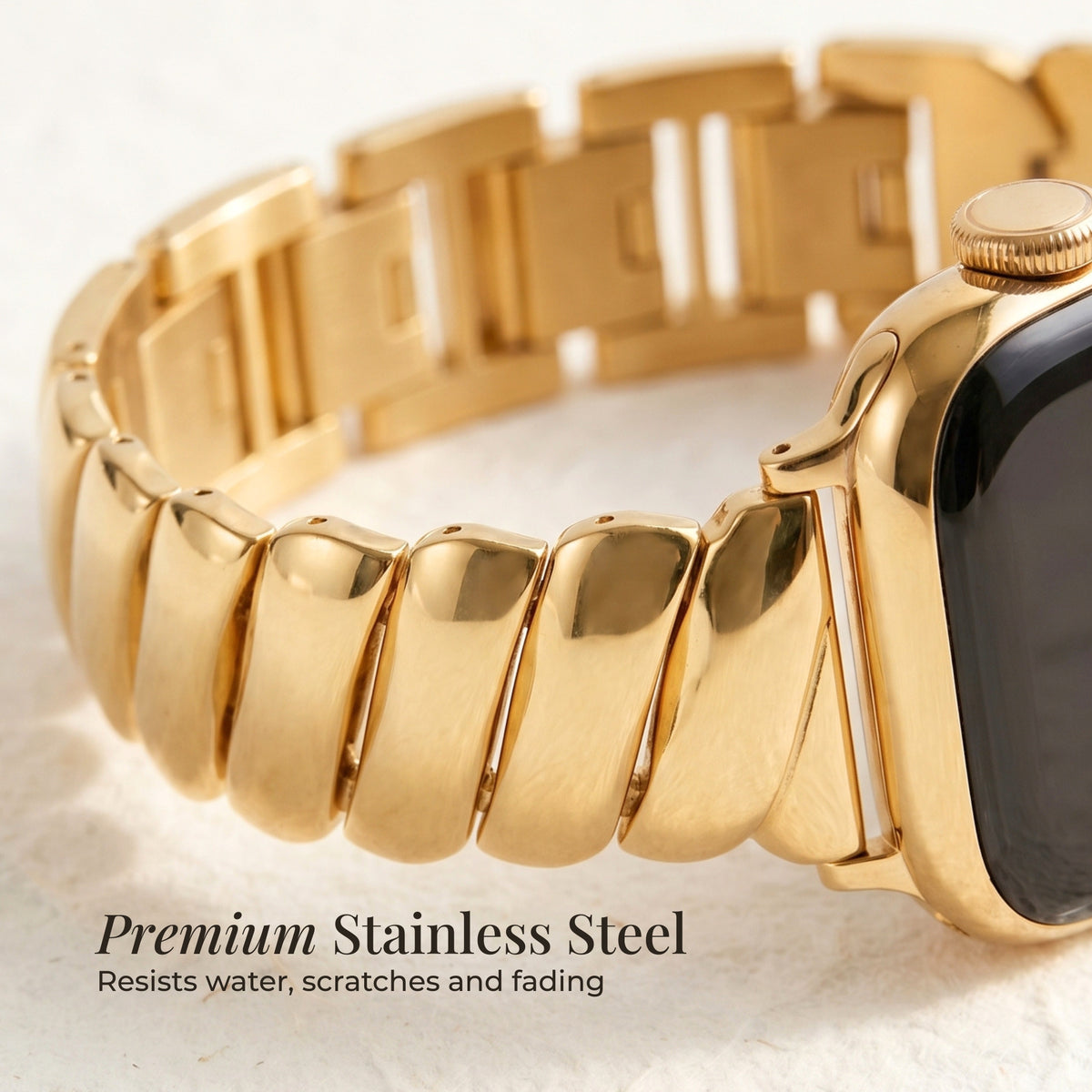 Golden Glamour Luxury Apple Watch Strap
