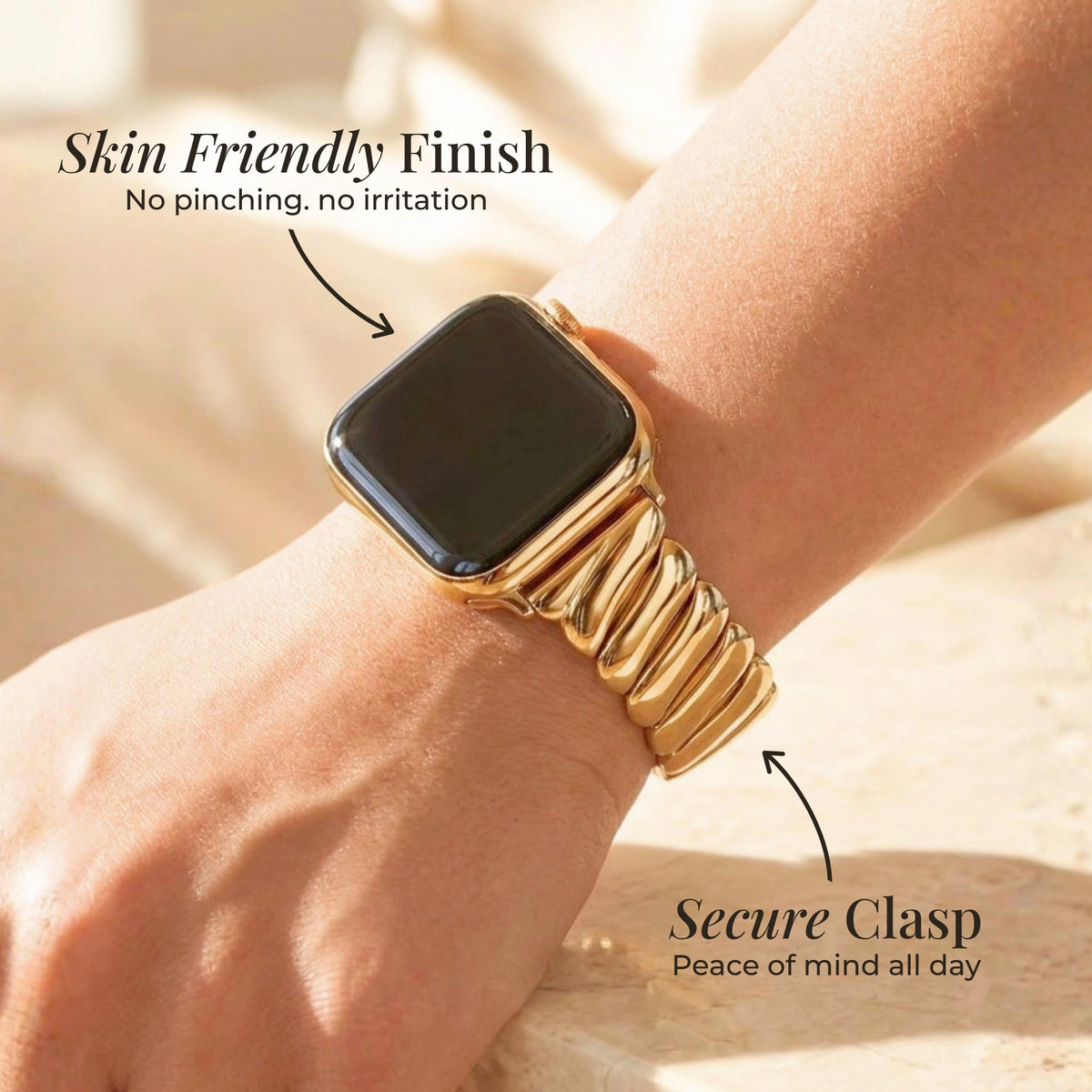 Golden Glamour Luxury Apple Watch Strap