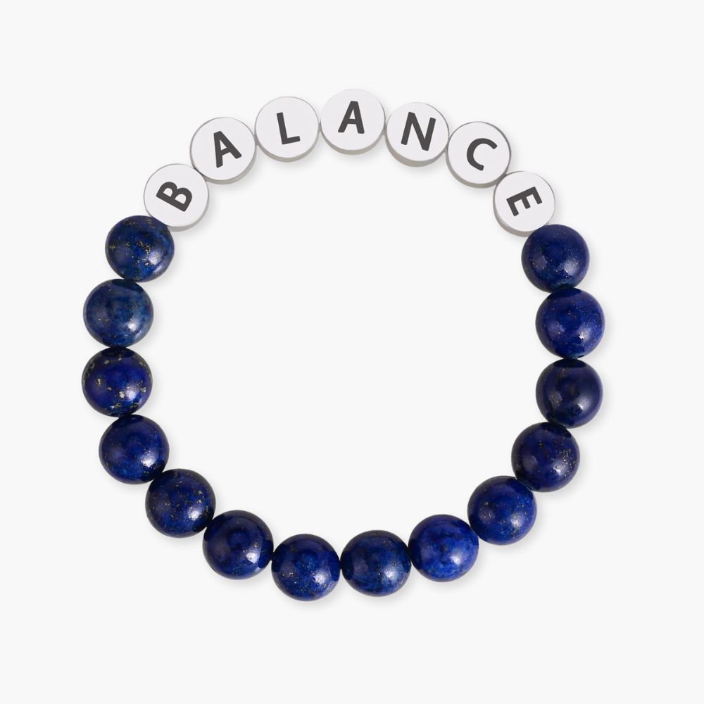 Lapis Lazuli Balance Inspiration Bracelet