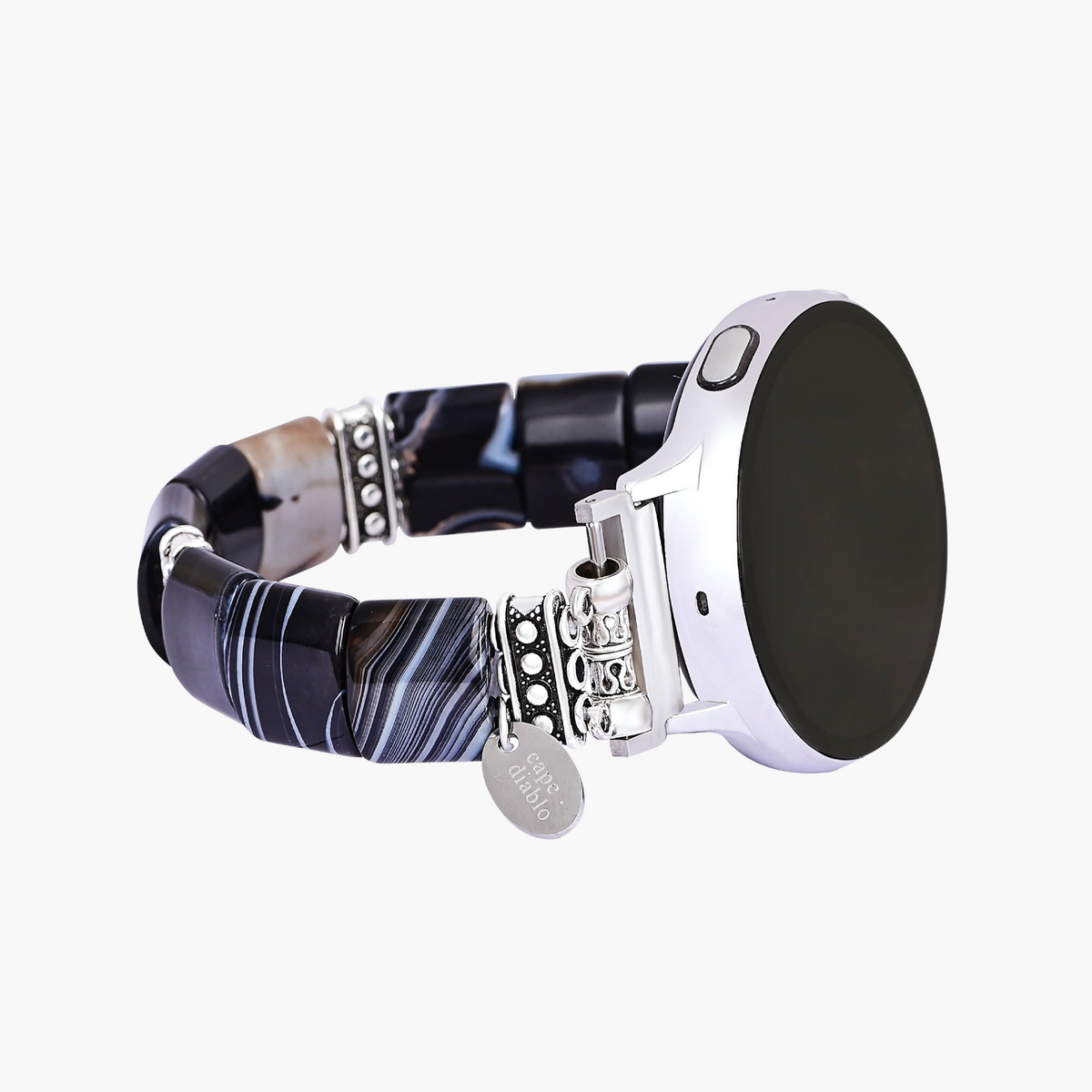 Bohemian Noir Samsung Galaxy Stretch Watch Strap