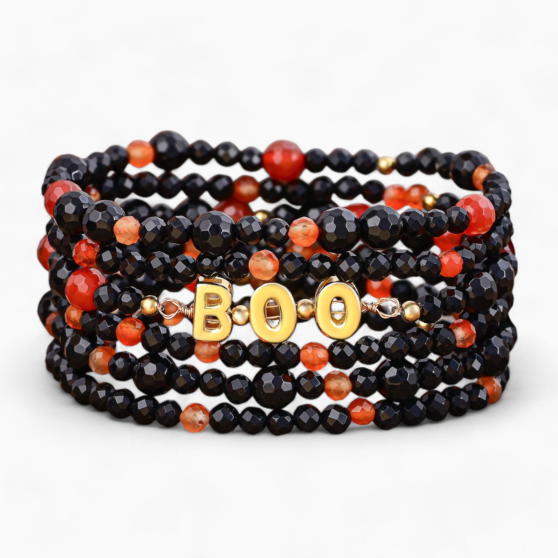 Halloween Pumpkin Patch Bracelet Set