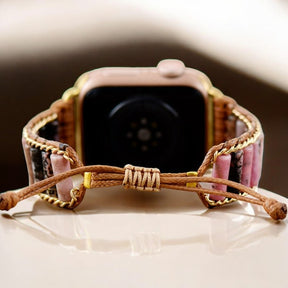Blooming Rhodonite Apple Watch Strap