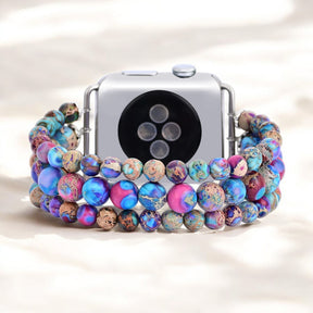 Wisteria Wonder Jasper Stretch Watch Strap