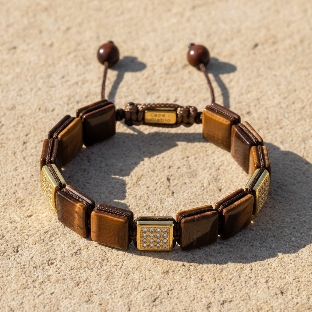 Men’s Red Tiger’s Eye Bracelet
