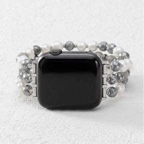 Lunar Luxe Pearl Stretch Apple Watch Strap