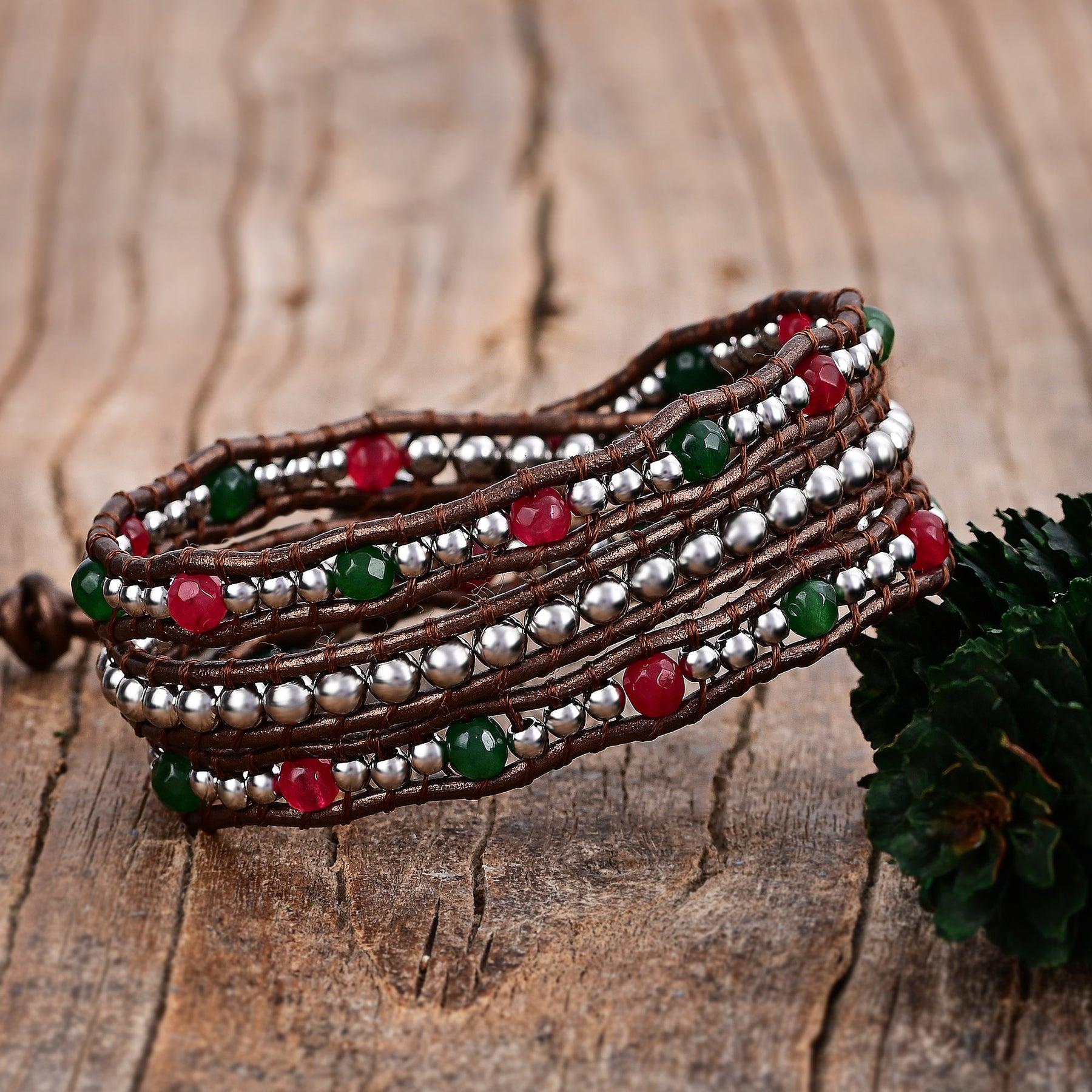 Winter Wonderland Christmas Wrap Bracelet