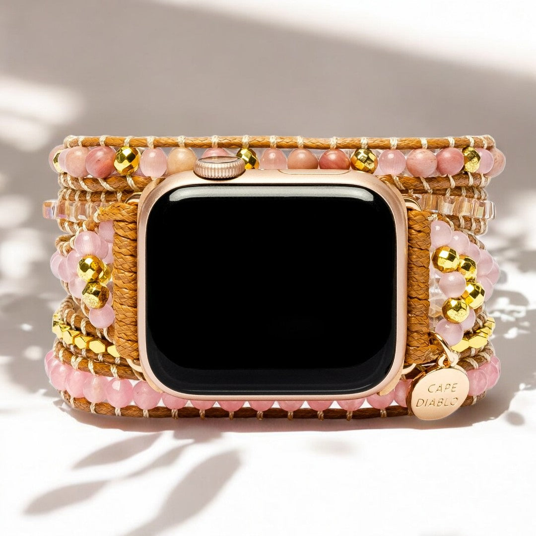 Golden Rose Quartz Apple Watch Strap